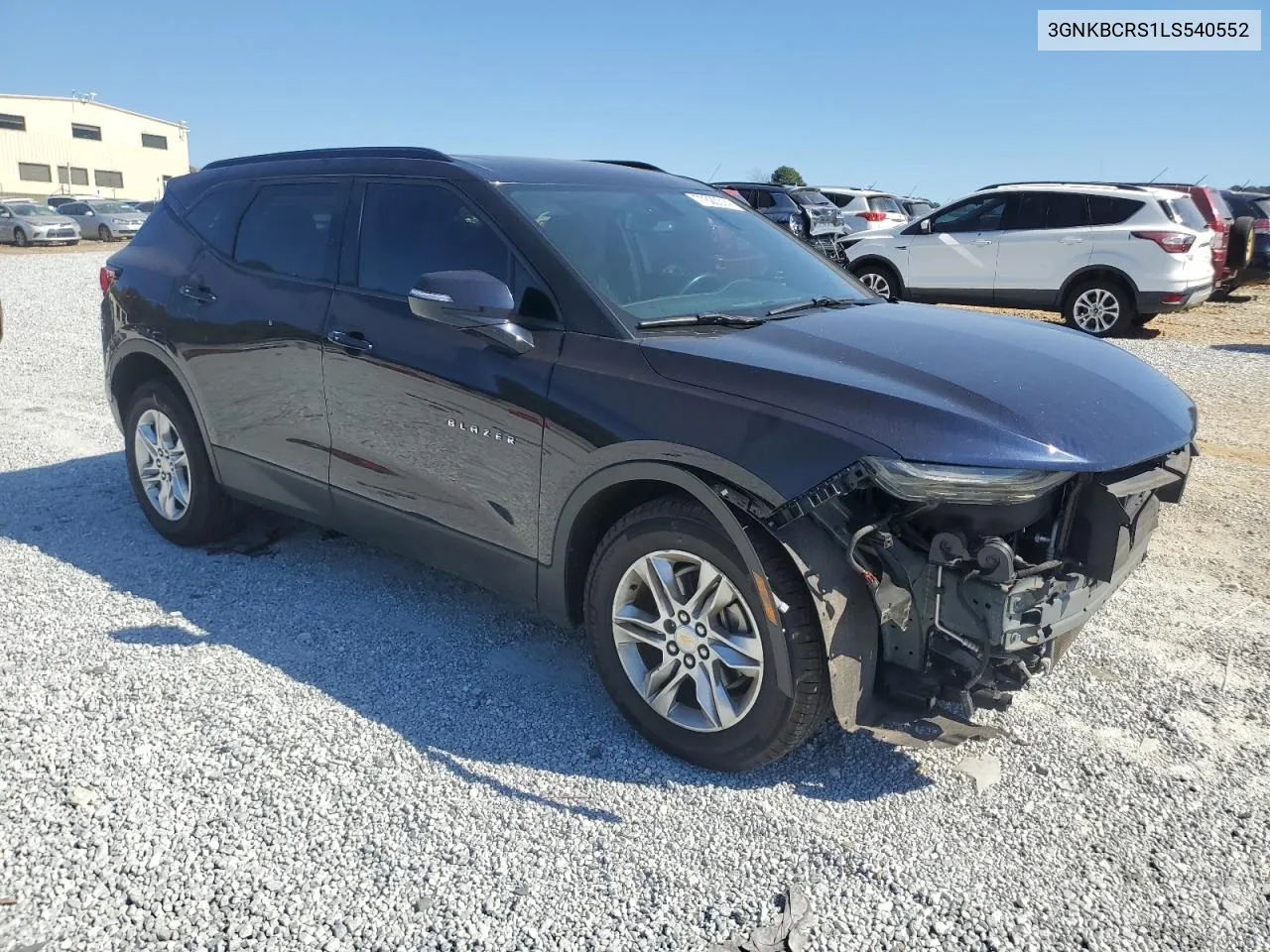 2020 Chevrolet Blazer 2Lt VIN: 3GNKBCRS1LS540552 Lot: 77623314