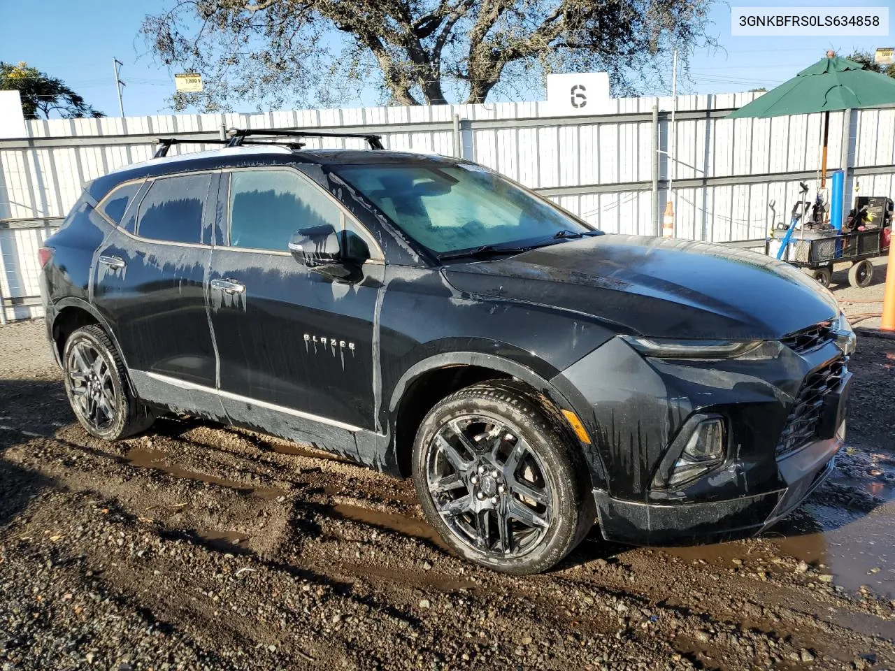 2020 Chevrolet Blazer Premier VIN: 3GNKBFRS0LS634858 Lot: 77987524