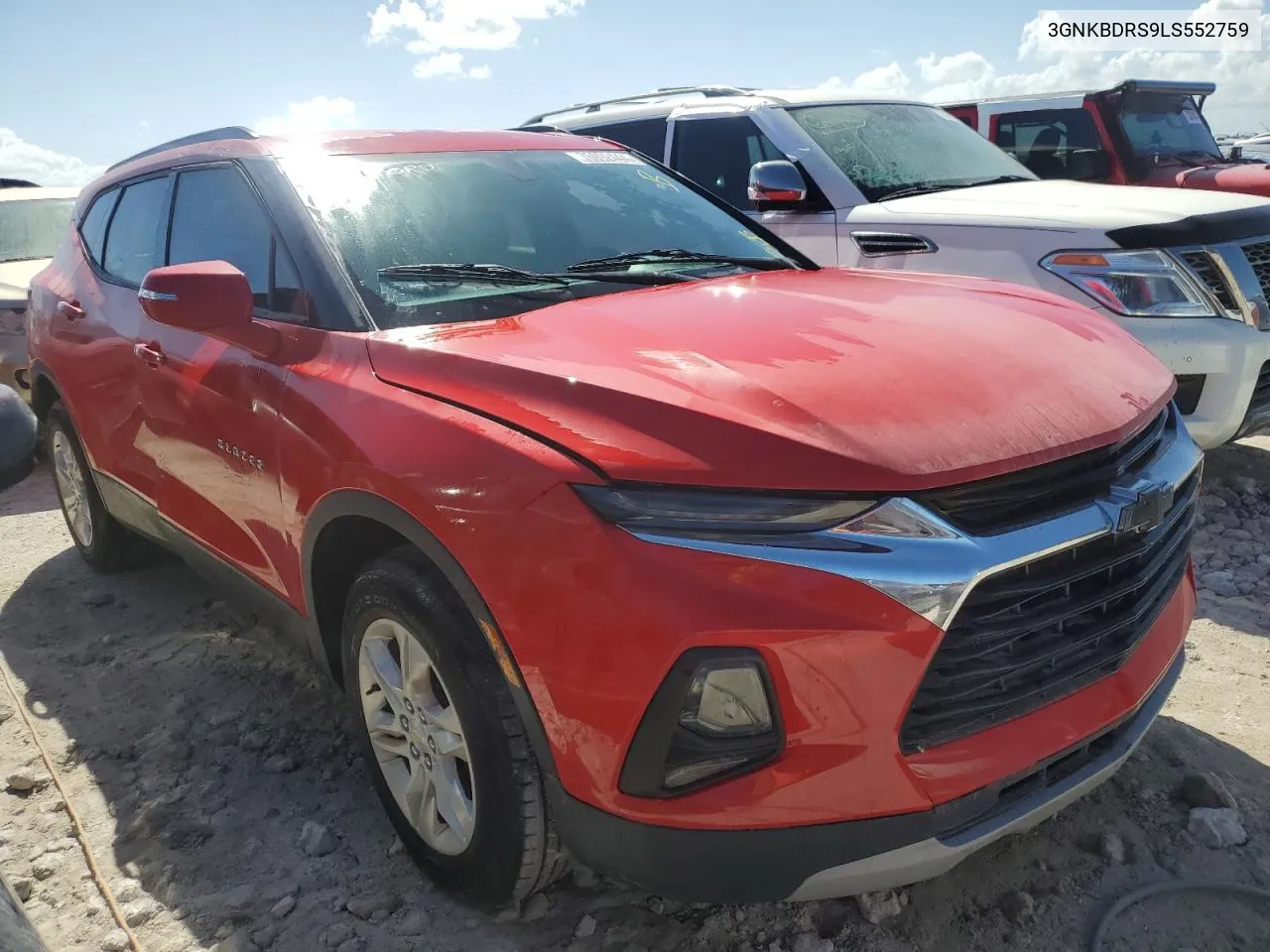 2020 Chevrolet Blazer 3Lt VIN: 3GNKBDRS9LS552759 Lot: 78250614