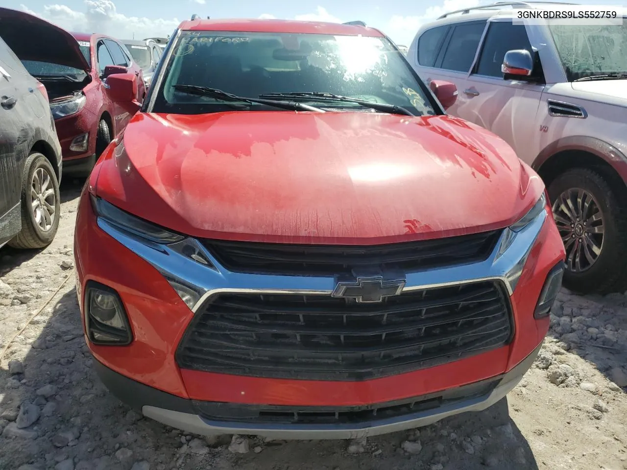 2020 Chevrolet Blazer 3Lt VIN: 3GNKBDRS9LS552759 Lot: 78250614