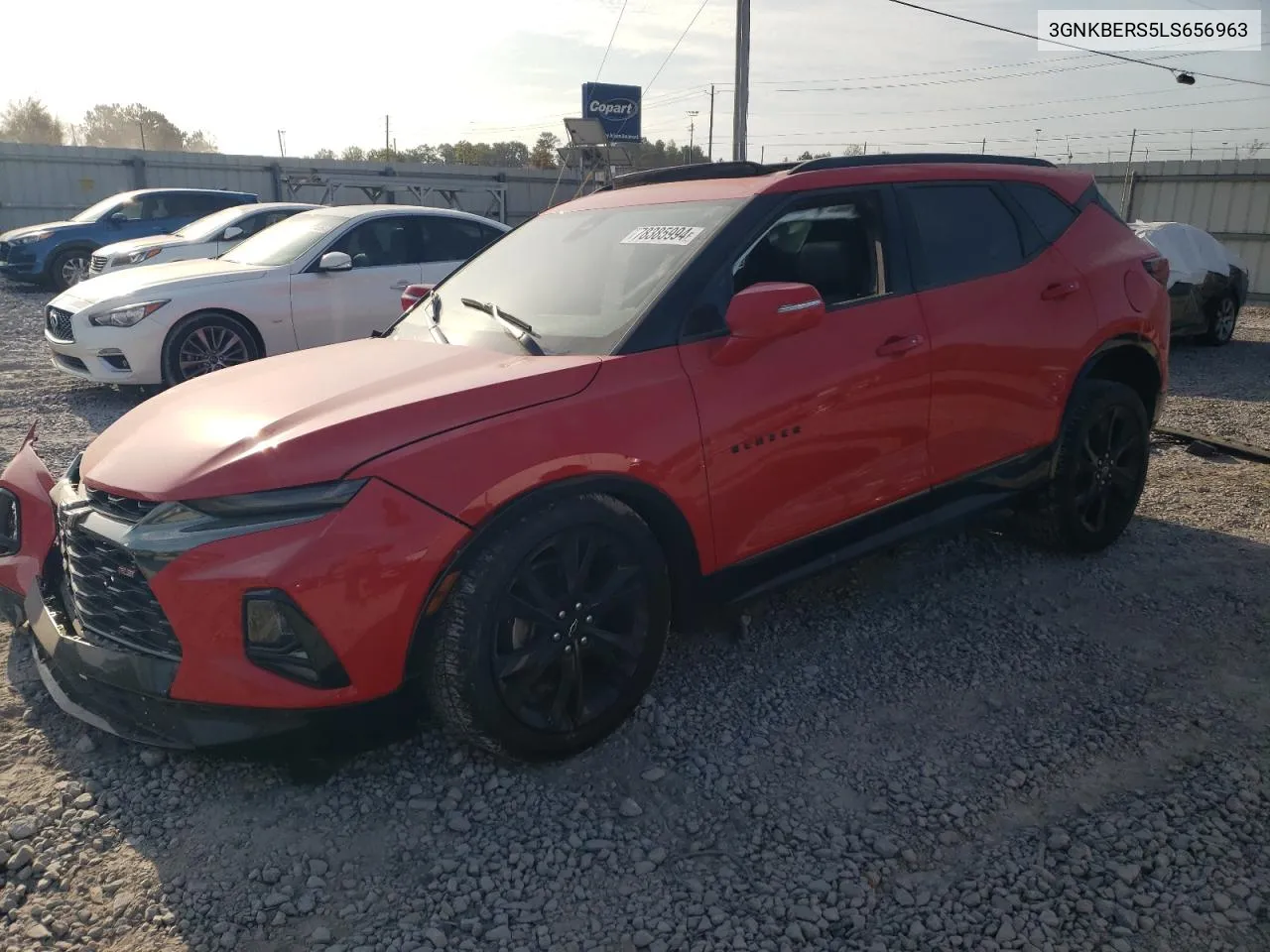 2020 Chevrolet Blazer Rs VIN: 3GNKBERS5LS656963 Lot: 78385994