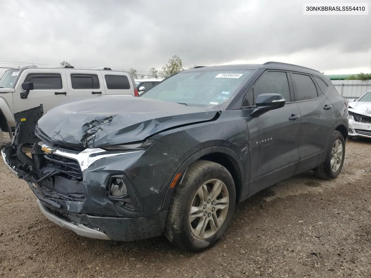 2020 Chevrolet Blazer 1Lt VIN: 3GNKBBRA5LS554410 Lot: 78638034