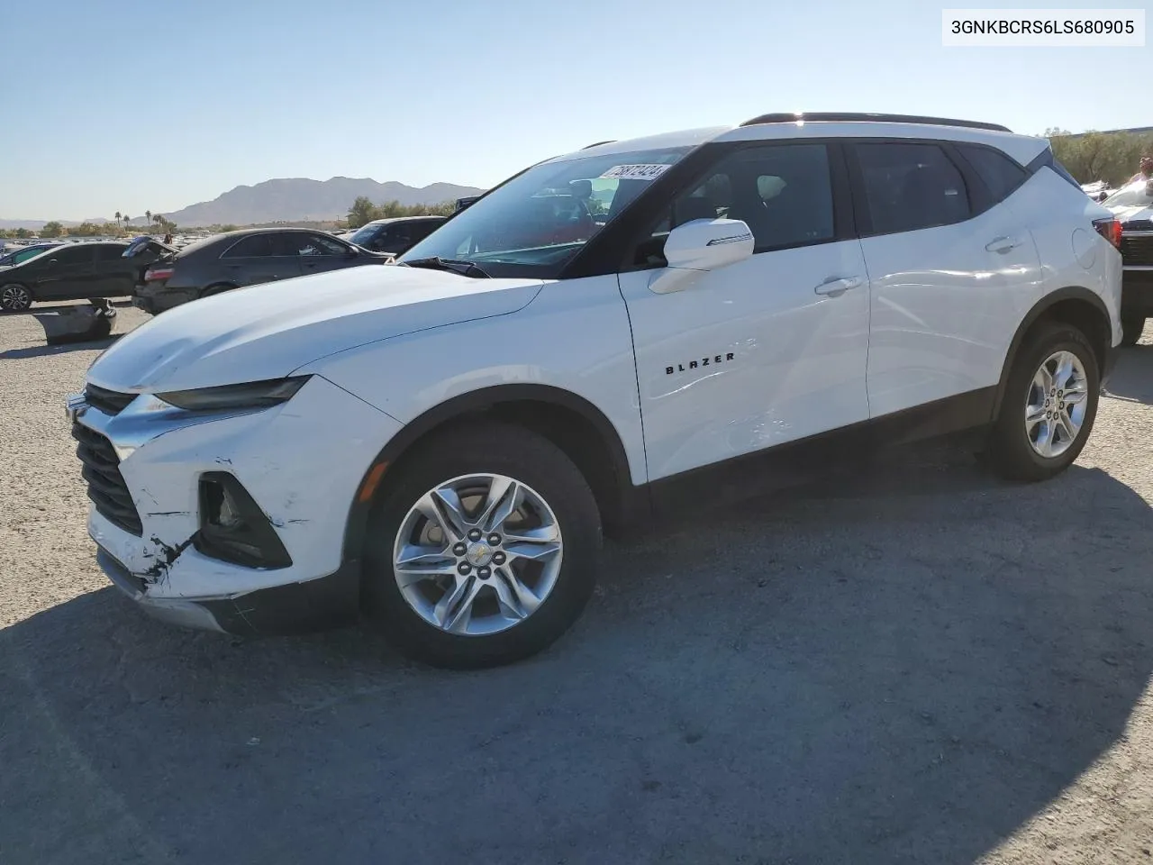 2020 Chevrolet Blazer 2Lt VIN: 3GNKBCRS6LS680905 Lot: 78872424