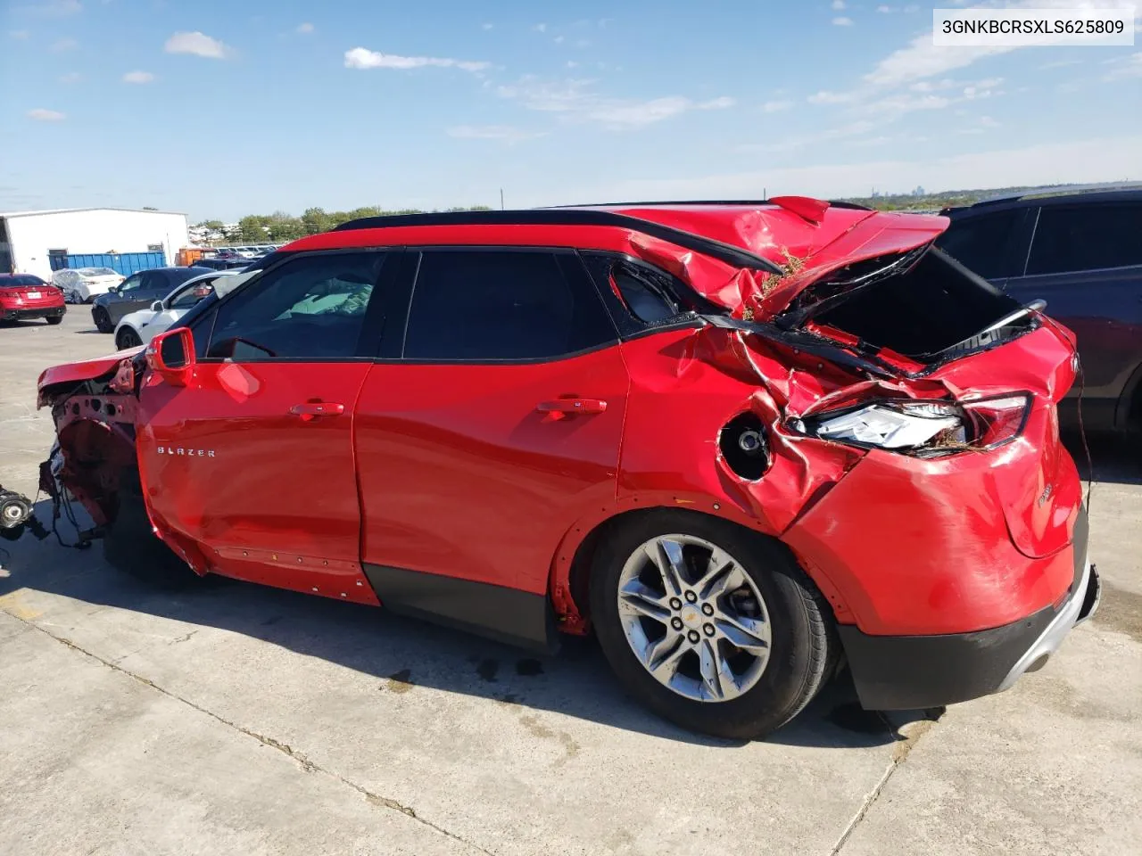 2020 Chevrolet Blazer 2Lt VIN: 3GNKBCRSXLS625809 Lot: 79221894