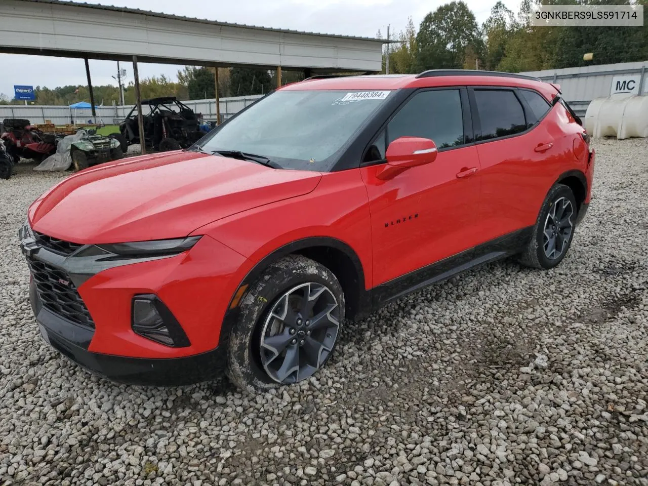 2020 Chevrolet Blazer Rs VIN: 3GNKBERS9LS591714 Lot: 79448384