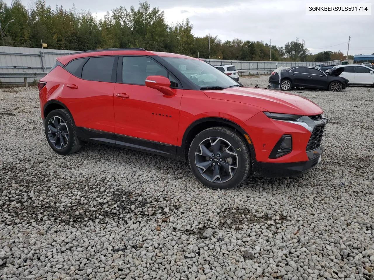 2020 Chevrolet Blazer Rs VIN: 3GNKBERS9LS591714 Lot: 79448384