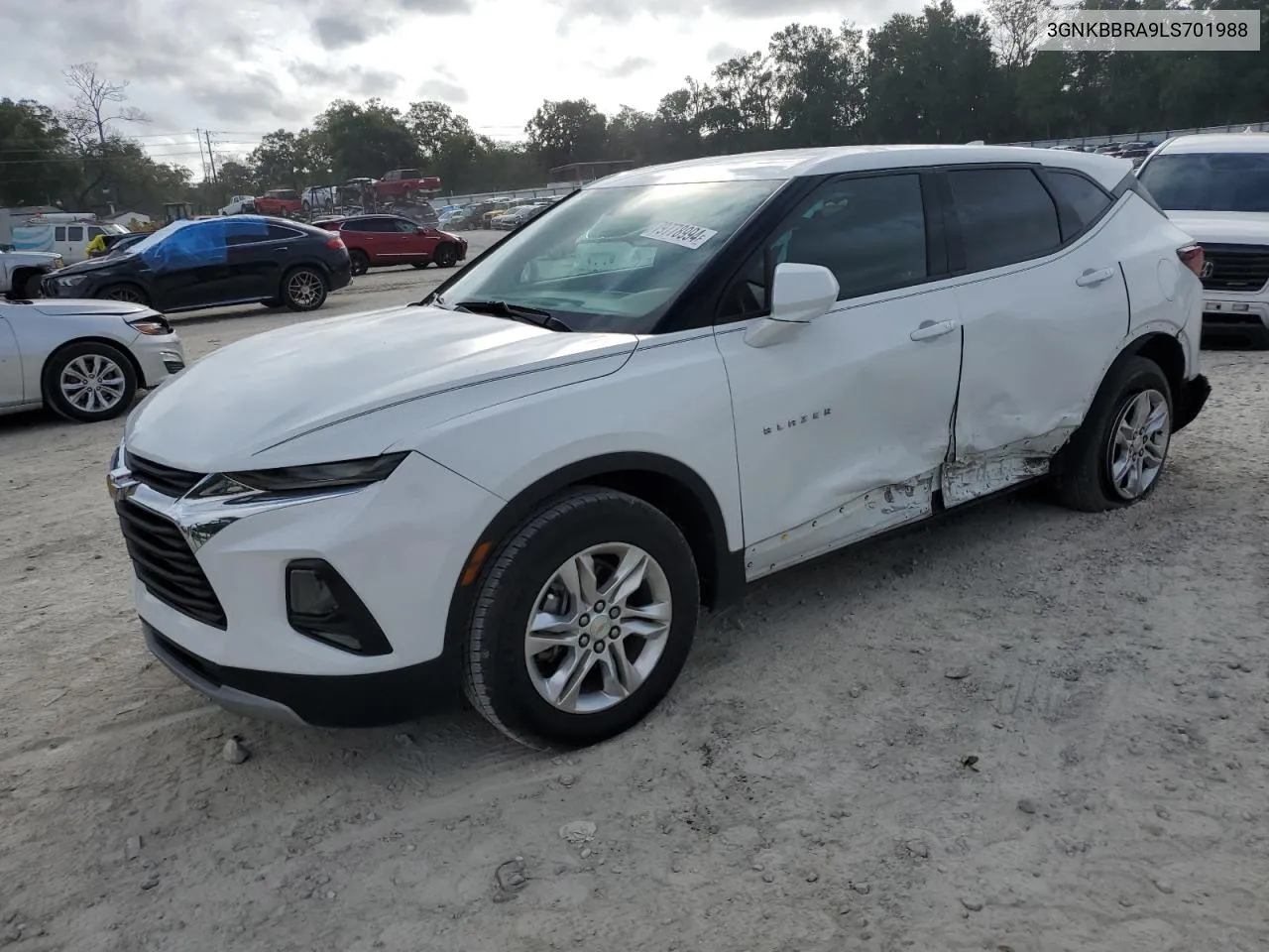 2020 Chevrolet Blazer 1Lt VIN: 3GNKBBRA9LS701988 Lot: 79778994