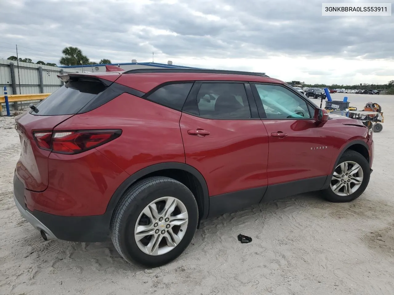 2020 Chevrolet Blazer 1Lt VIN: 3GNKBBRA0LS553911 Lot: 80419084