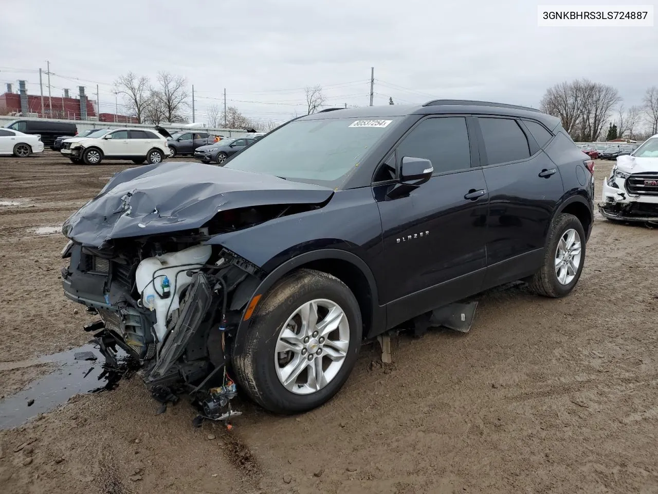 2020 Chevrolet Blazer 2Lt VIN: 3GNKBHRS3LS724887 Lot: 80537254