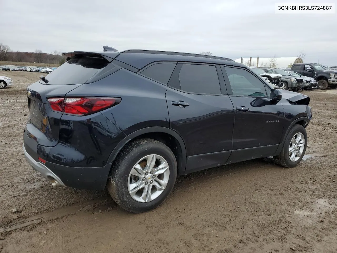 2020 Chevrolet Blazer 2Lt VIN: 3GNKBHRS3LS724887 Lot: 80537254