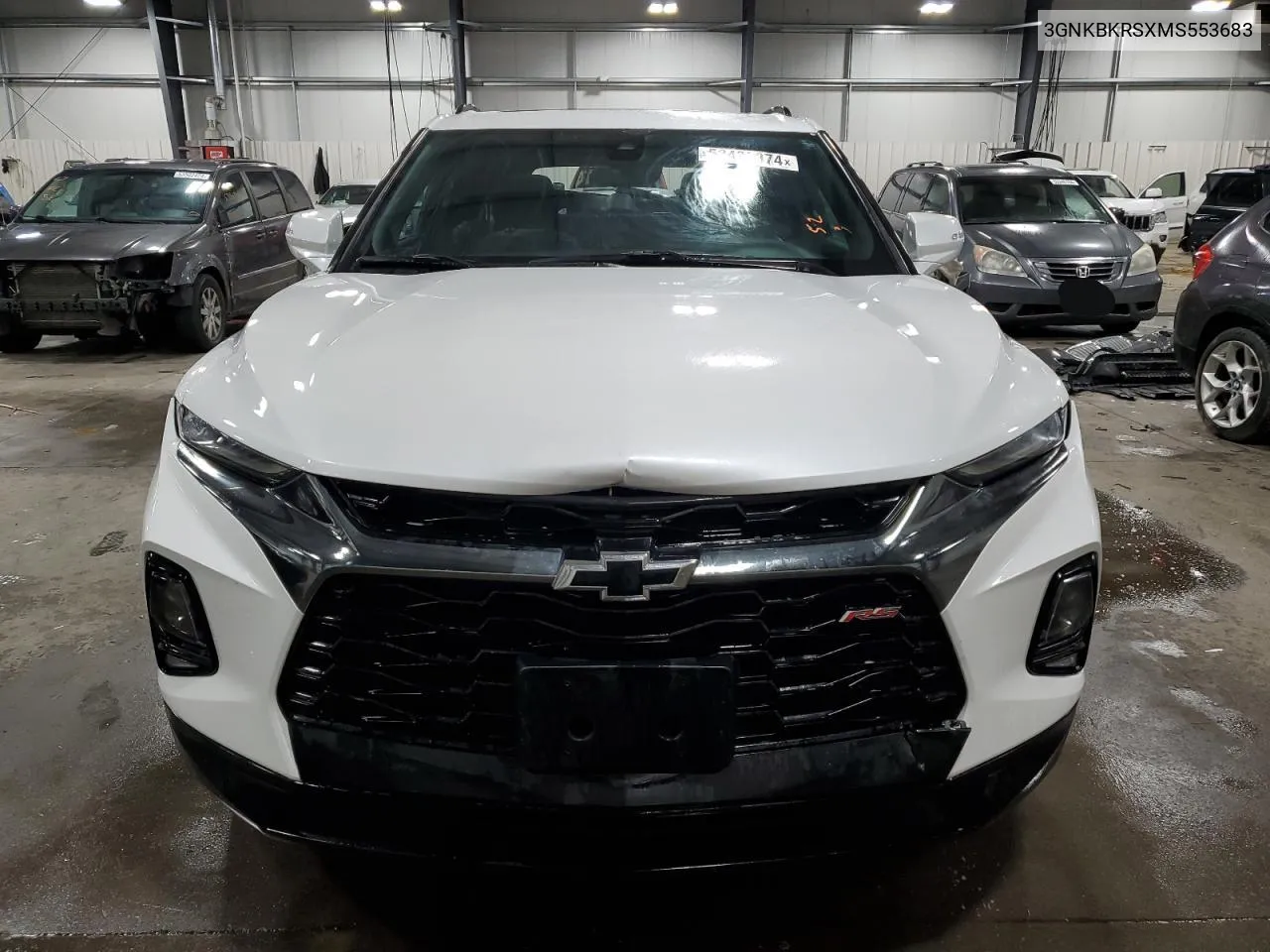 2021 Chevrolet Blazer Rs VIN: 3GNKBKRSXMS553683 Lot: 53433074