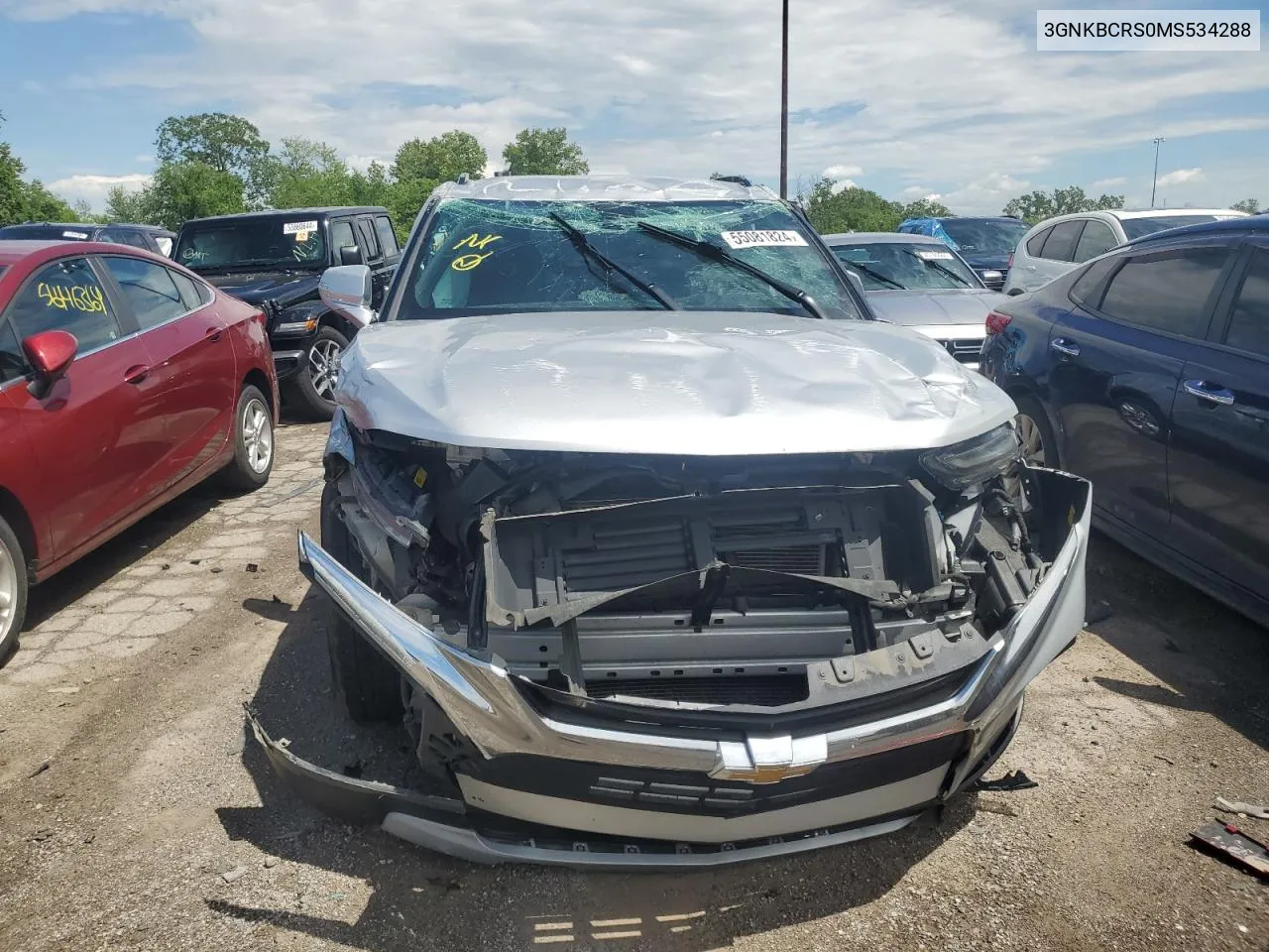 3GNKBCRS0MS534288 2021 Chevrolet Blazer 2Lt