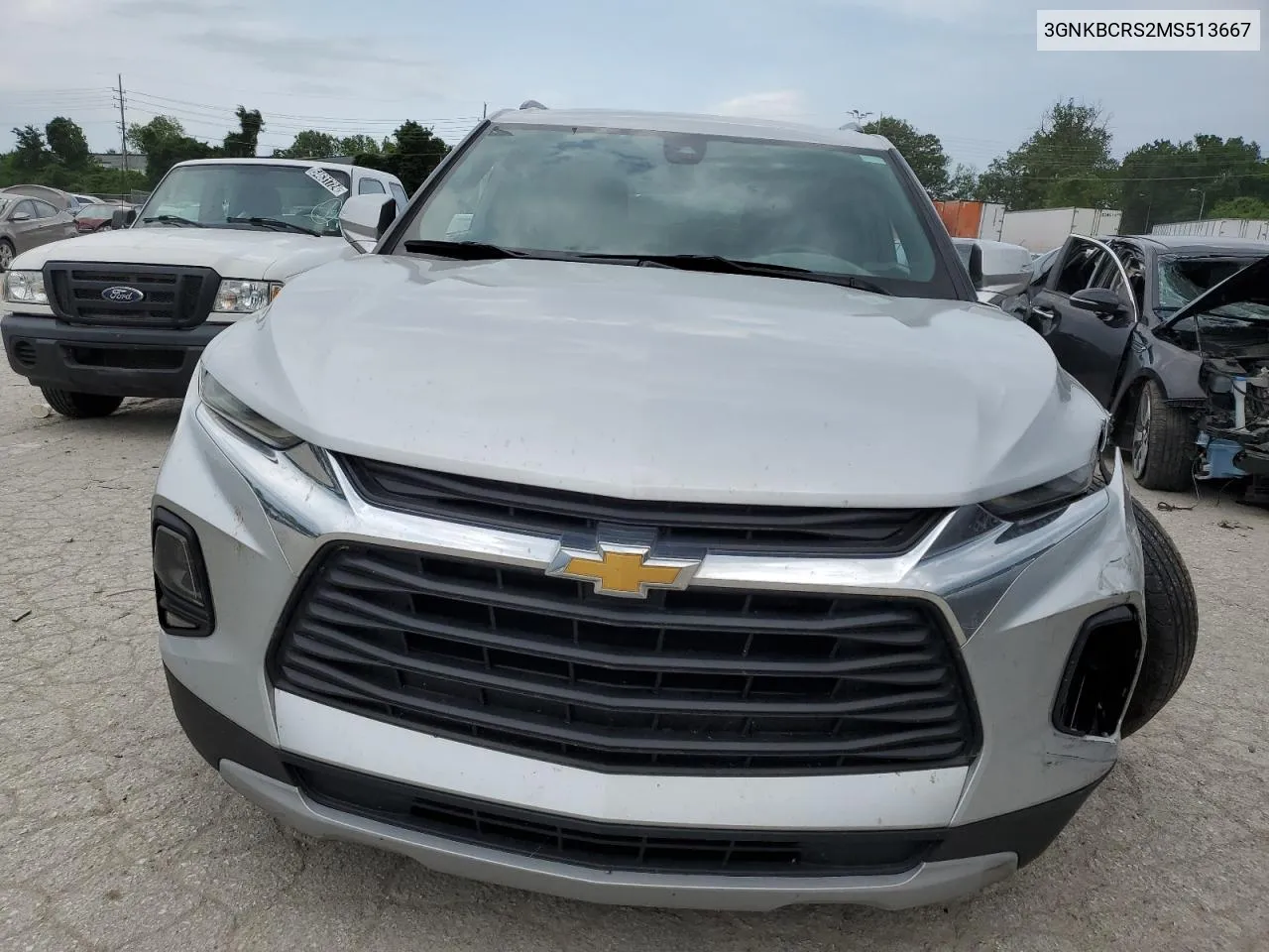 2021 Chevrolet Blazer 2Lt VIN: 3GNKBCRS2MS513667 Lot: 56296634