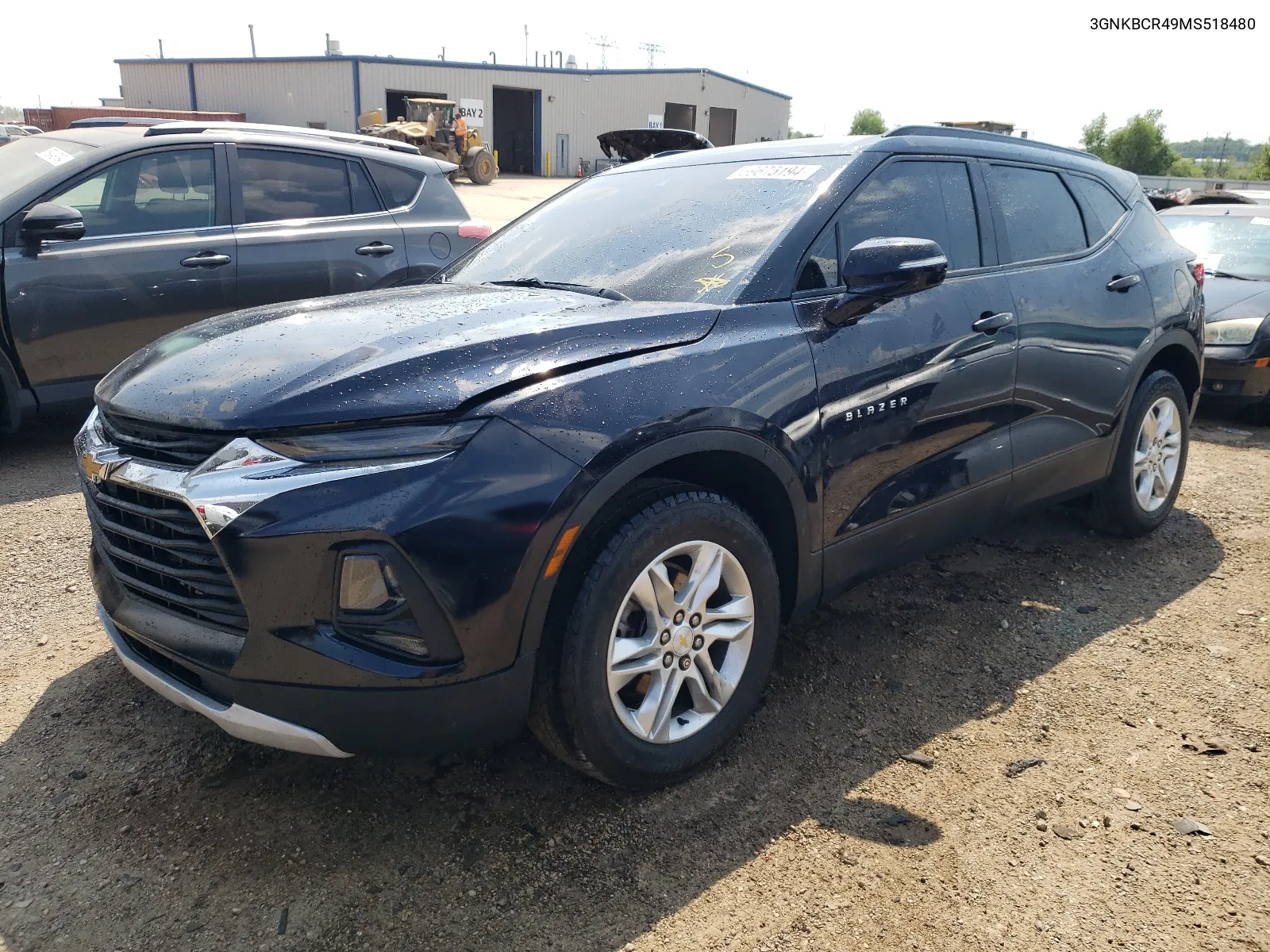 2021 Chevrolet Blazer 2Lt VIN: 3GNKBCR49MS518480 Lot: 59675194