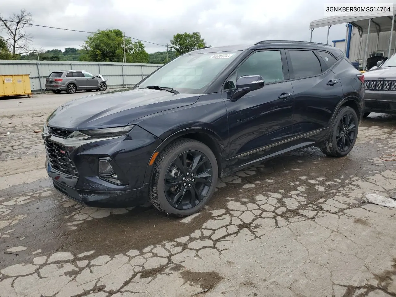 2021 Chevrolet Blazer Rs VIN: 3GNKBERS0MS514764 Lot: 60609204