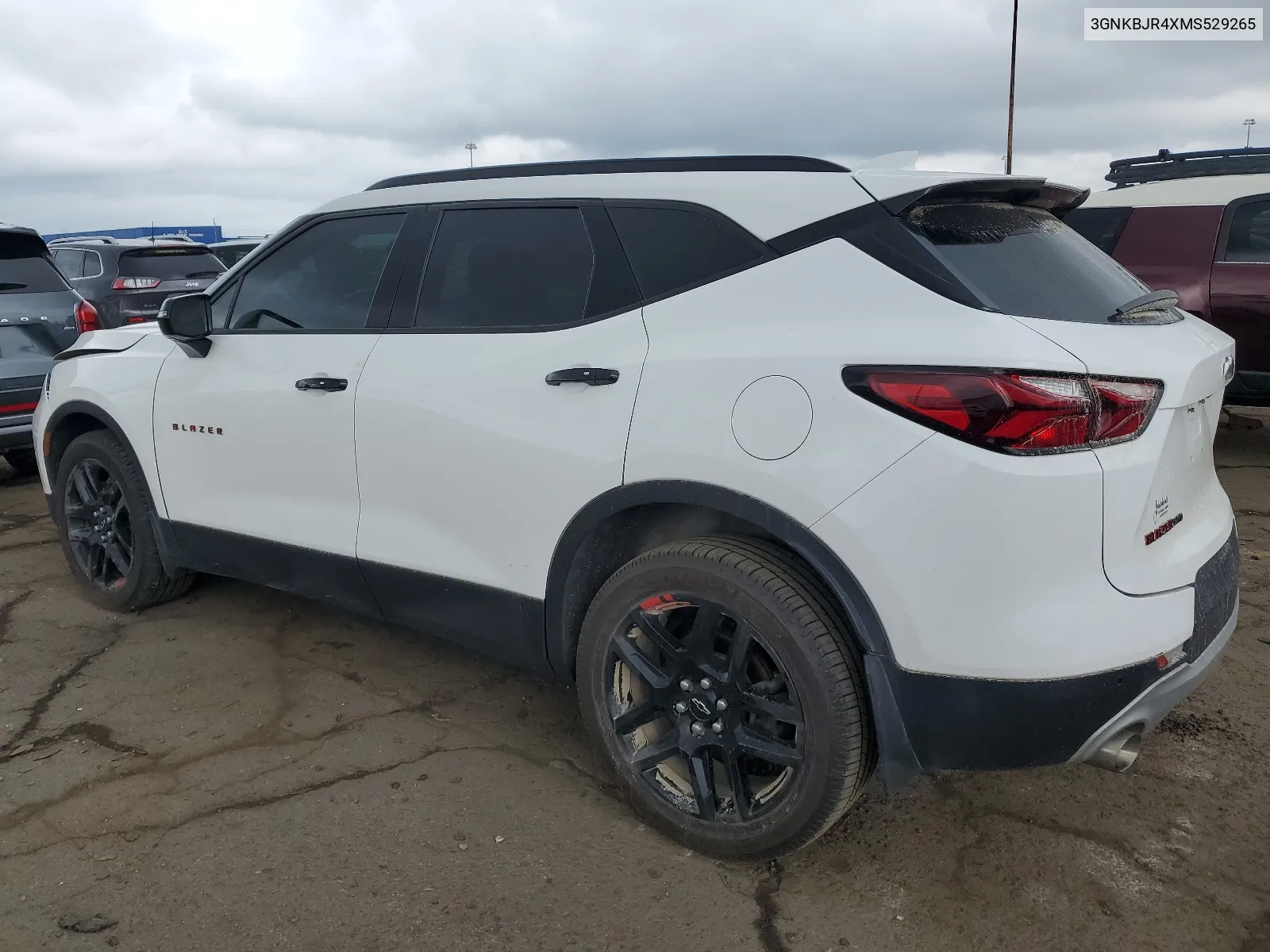 2021 Chevrolet Blazer 3Lt VIN: 3GNKBJR4XMS529265 Lot: 63696144