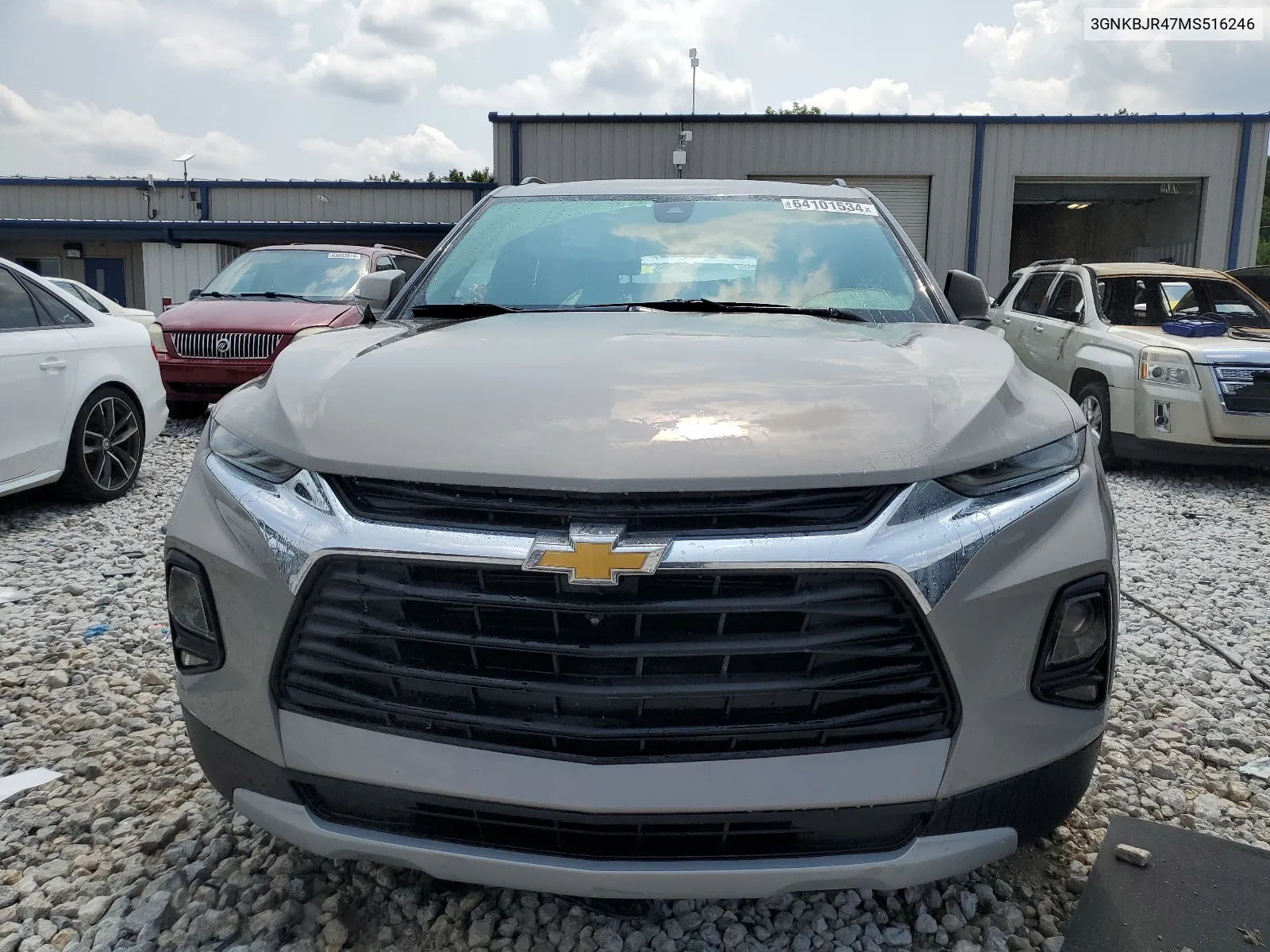 2021 Chevrolet Blazer 3Lt VIN: 3GNKBJR47MS516246 Lot: 64101534