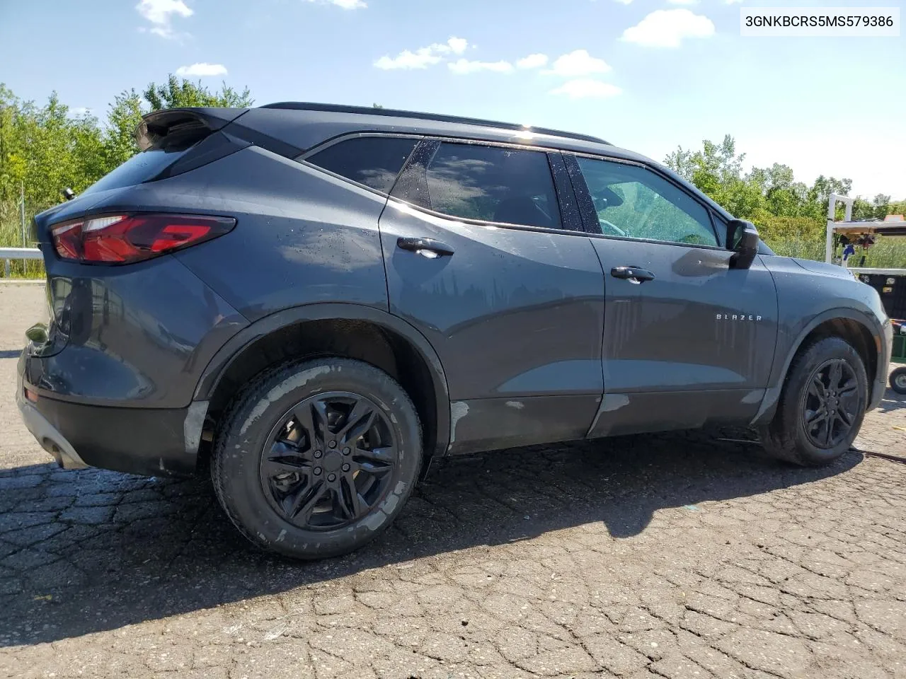 2021 Chevrolet Blazer 2Lt VIN: 3GNKBCRS5MS579386 Lot: 64166774