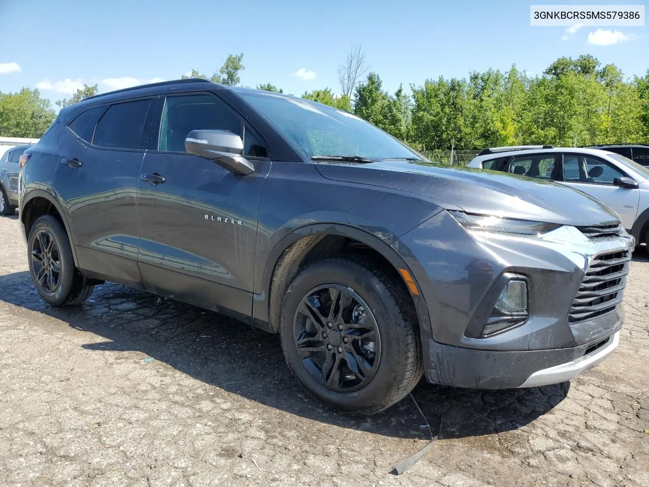 2021 Chevrolet Blazer 2Lt VIN: 3GNKBCRS5MS579386 Lot: 64166774