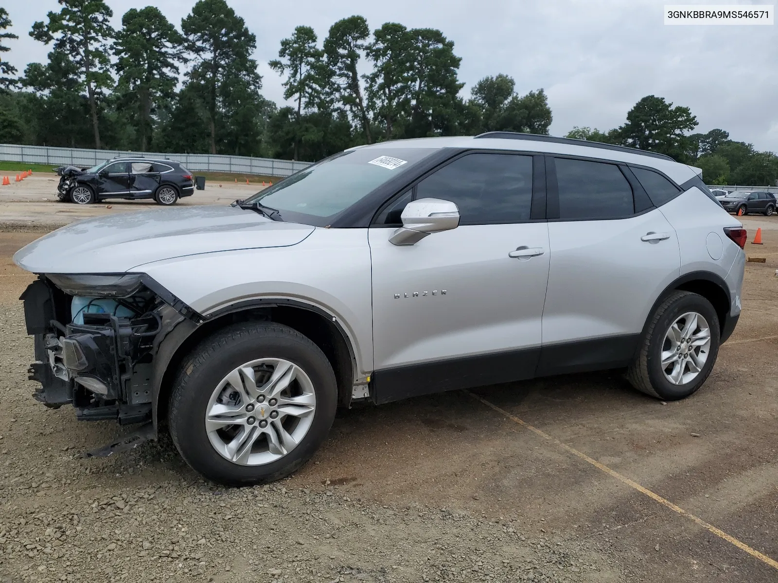 2021 Chevrolet Blazer 1Lt VIN: 3GNKBBRA9MS546571 Lot: 64669214