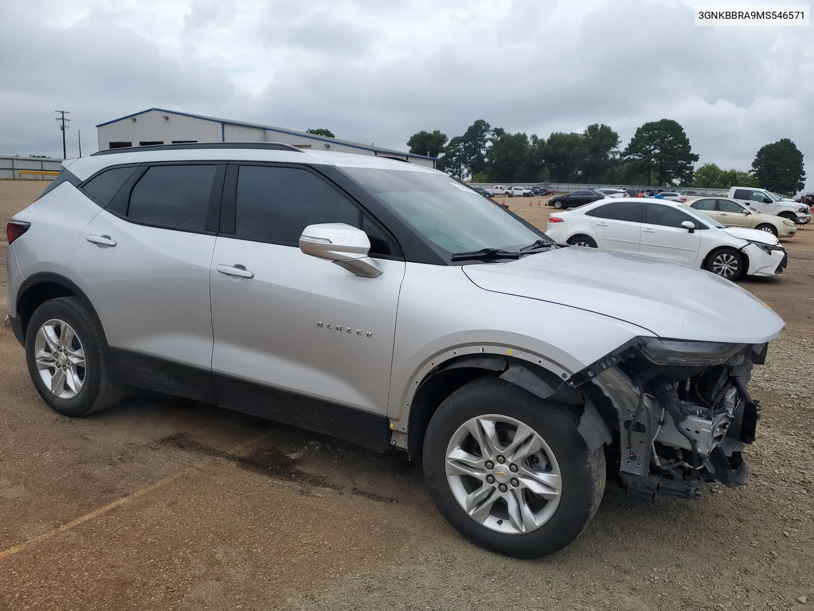 2021 Chevrolet Blazer 1Lt VIN: 3GNKBBRA9MS546571 Lot: 64669214