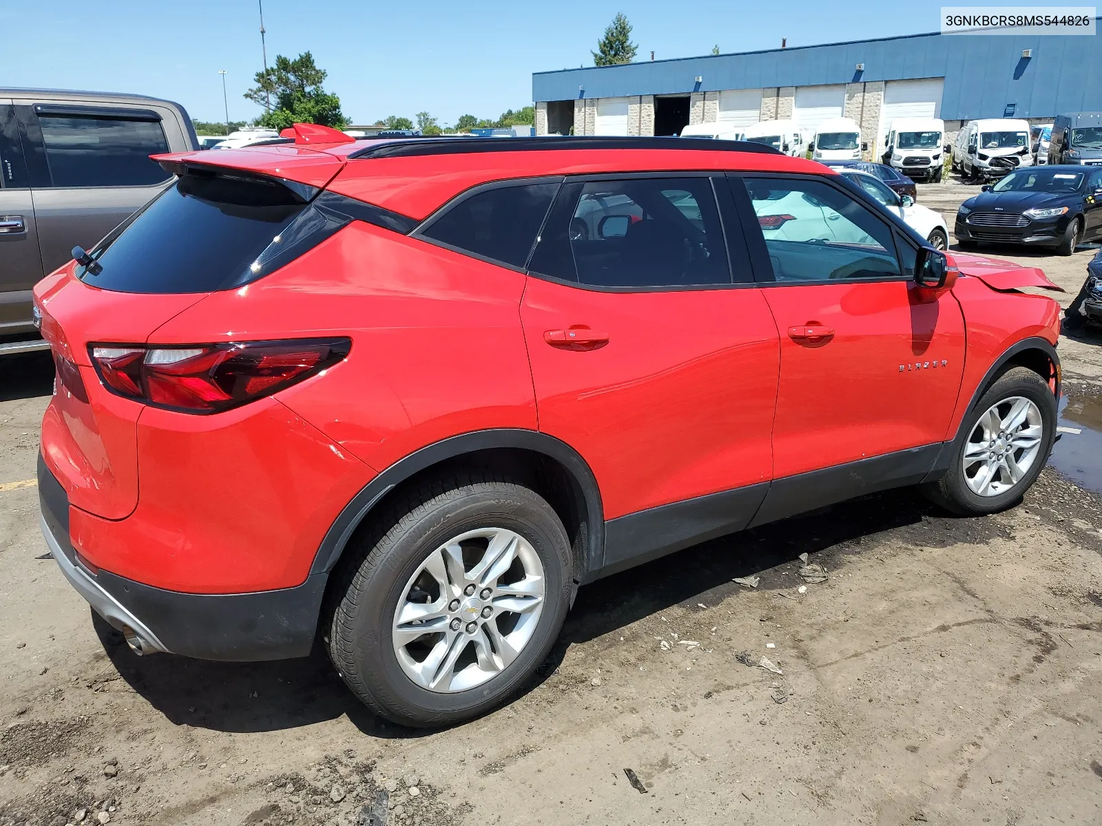 2021 Chevrolet Blazer 2Lt VIN: 3GNKBCRS8MS544826 Lot: 65619744