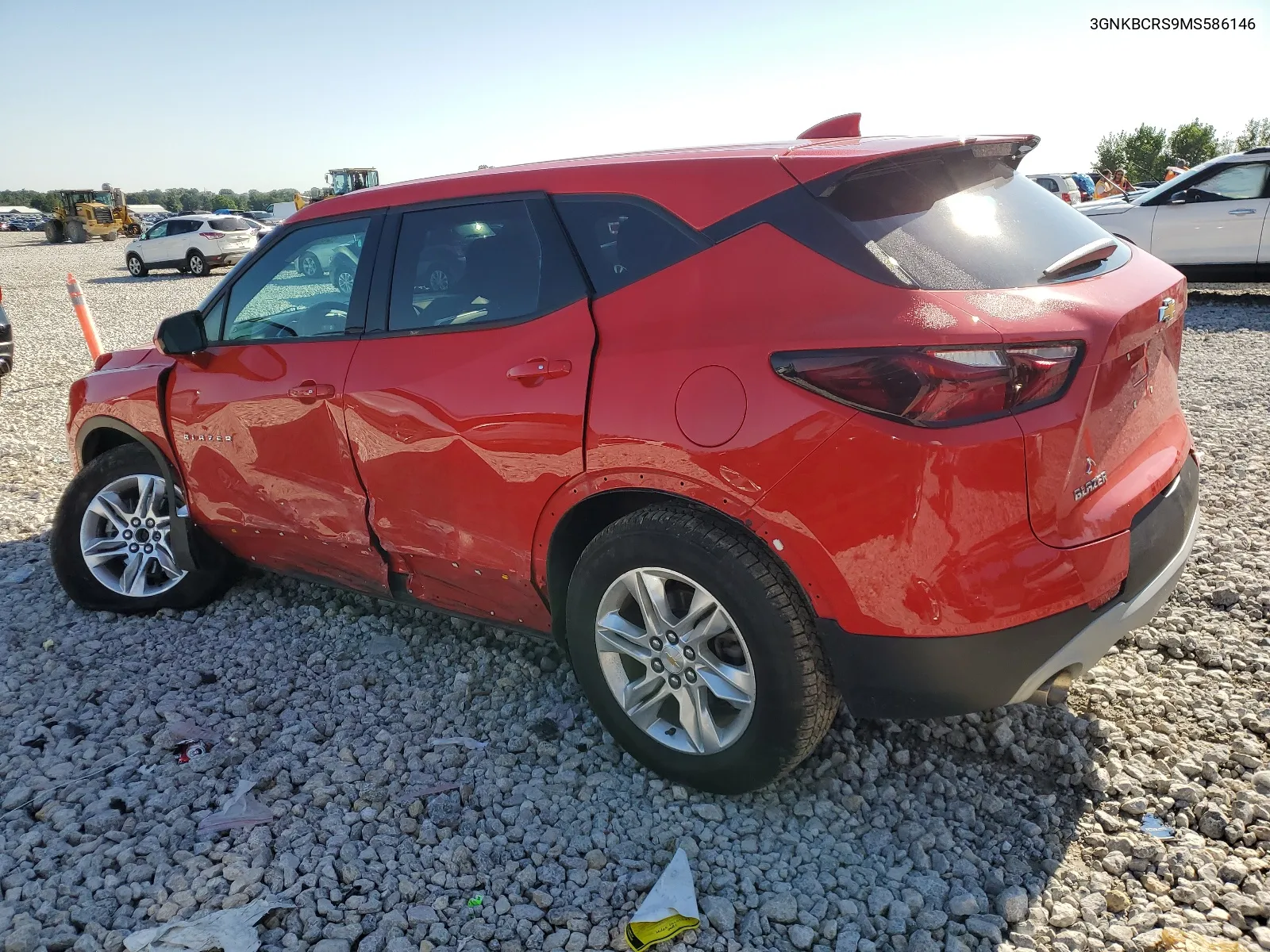 2021 Chevrolet Blazer 2Lt VIN: 3GNKBCRS9MS586146 Lot: 66388414