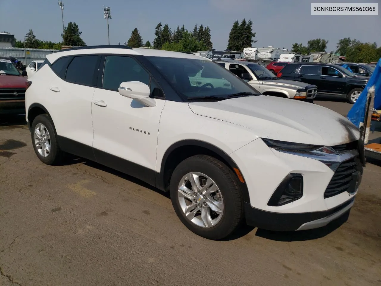 2021 Chevrolet Blazer 2Lt VIN: 3GNKBCRS7MS560368 Lot: 66529234