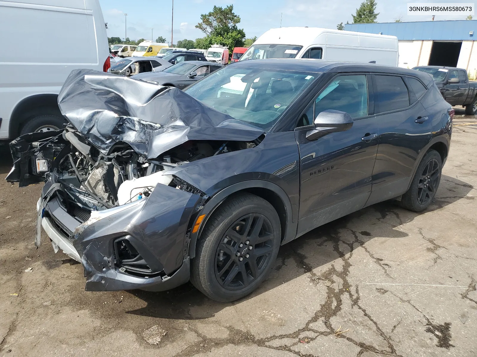 2021 Chevrolet Blazer 2Lt VIN: 3GNKBHRS6MS580673 Lot: 67788444