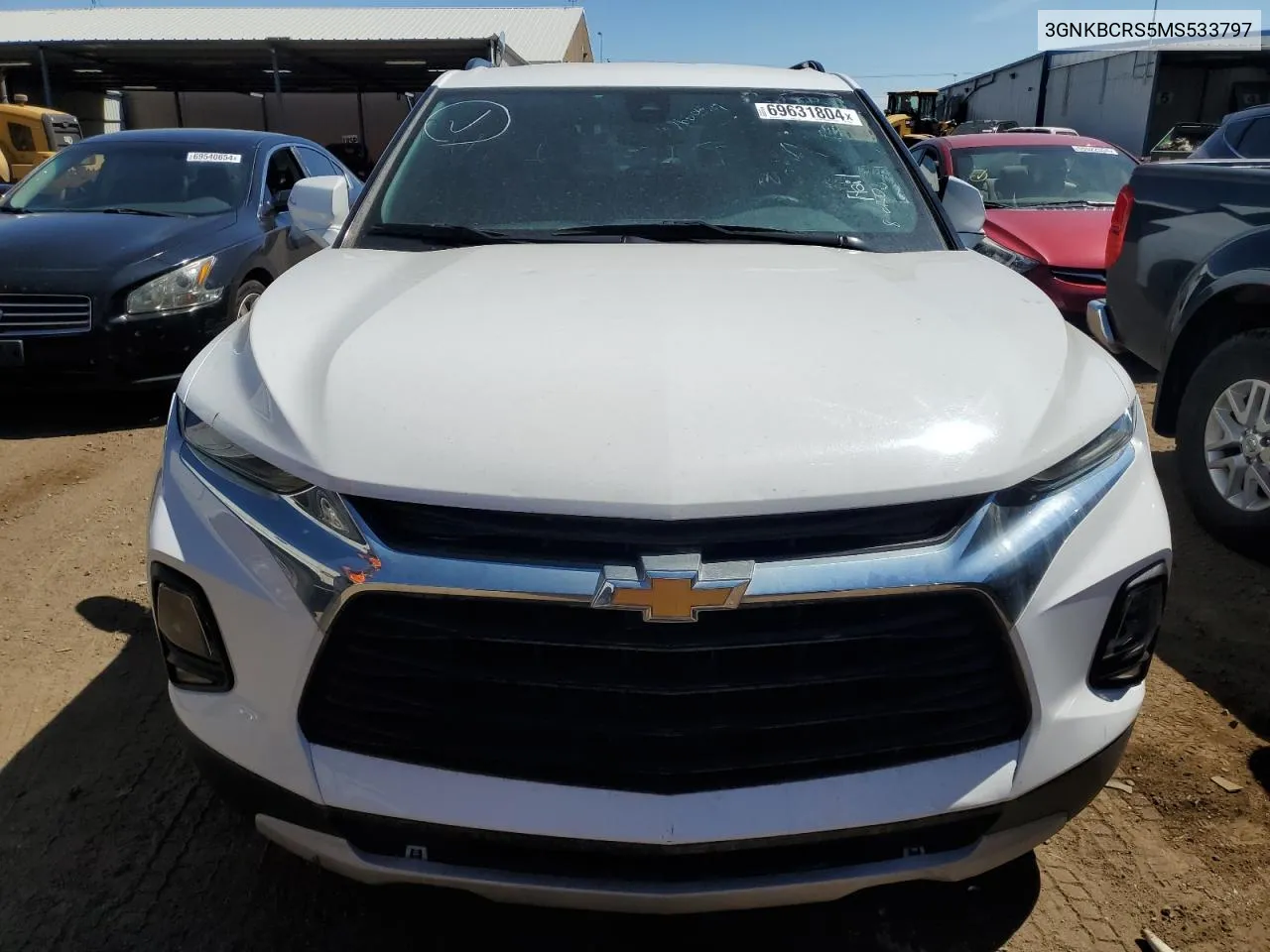 2021 Chevrolet Blazer 2Lt VIN: 3GNKBCRS5MS533797 Lot: 69631804