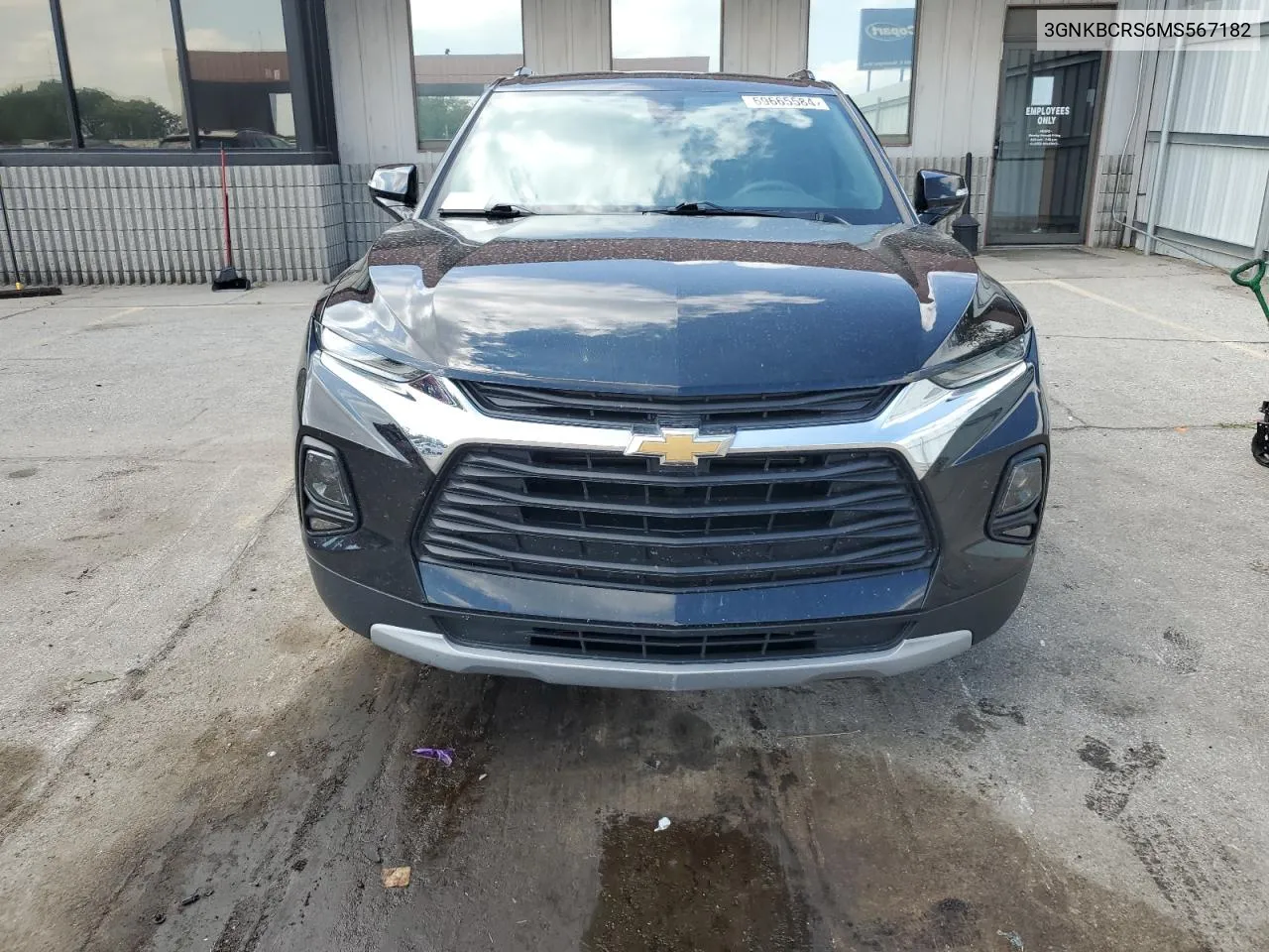 2021 Chevrolet Blazer 2Lt VIN: 3GNKBCRS6MS567182 Lot: 69665584