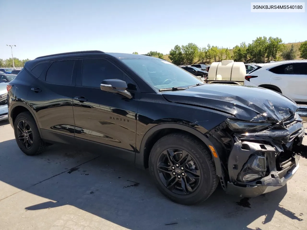 2021 Chevrolet Blazer 3Lt VIN: 3GNKBJRS4MS540180 Lot: 69880134