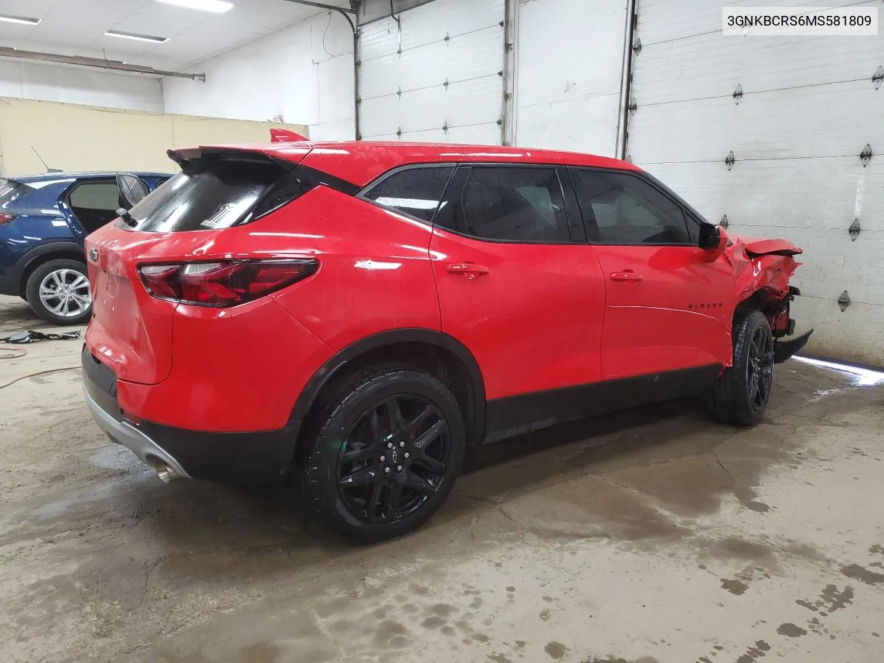 2021 Chevrolet Blazer 2Lt VIN: 3GNKBCRS6MS581809 Lot: 71065784