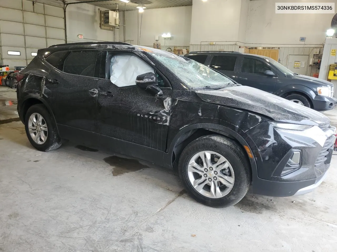 2021 Chevrolet Blazer 3Lt VIN: 3GNKBDRS1MS574336 Lot: 71083684