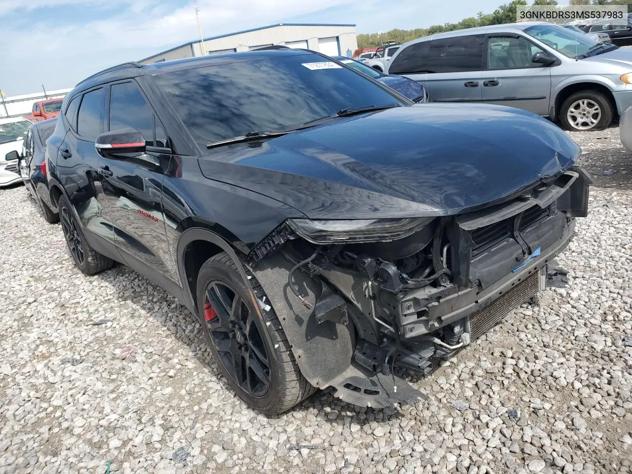 2021 Chevrolet Blazer 3Lt VIN: 3GNKBDRS3MS537983 Lot: 71277804