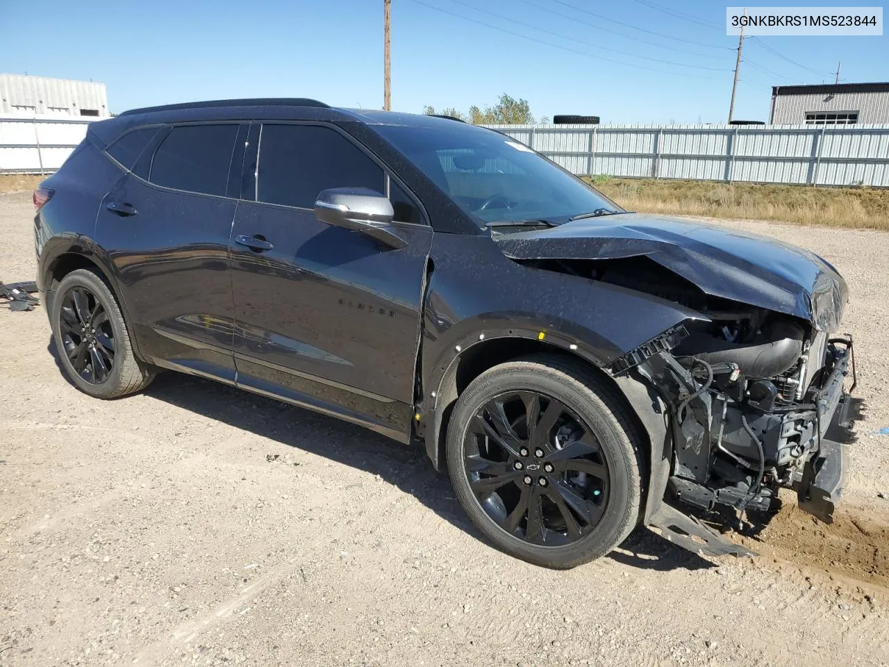 2021 Chevrolet Blazer Rs VIN: 3GNKBKRS1MS523844 Lot: 71450764