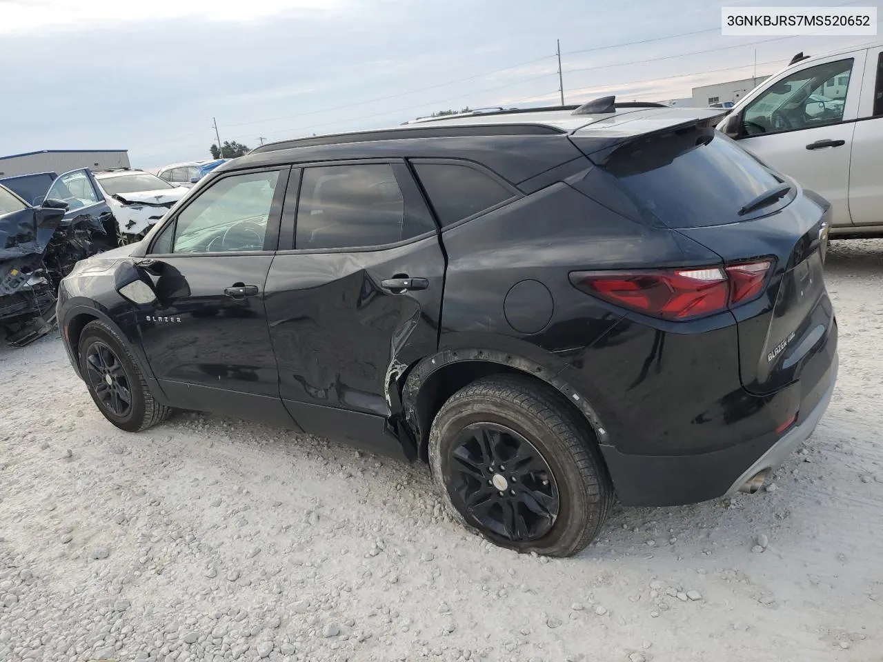 2021 Chevrolet Blazer 3Lt VIN: 3GNKBJRS7MS520652 Lot: 72608514