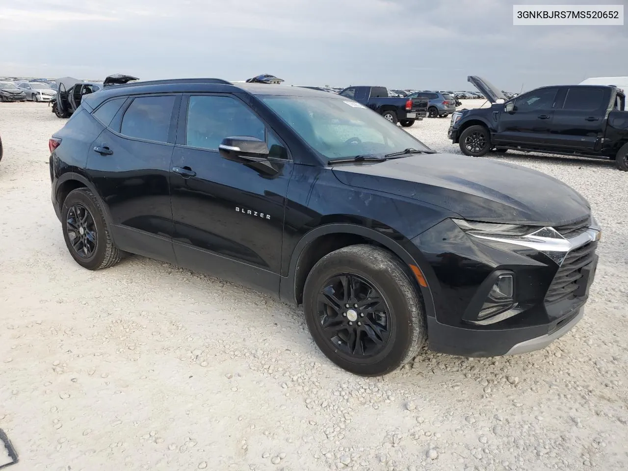 2021 Chevrolet Blazer 3Lt VIN: 3GNKBJRS7MS520652 Lot: 72608514