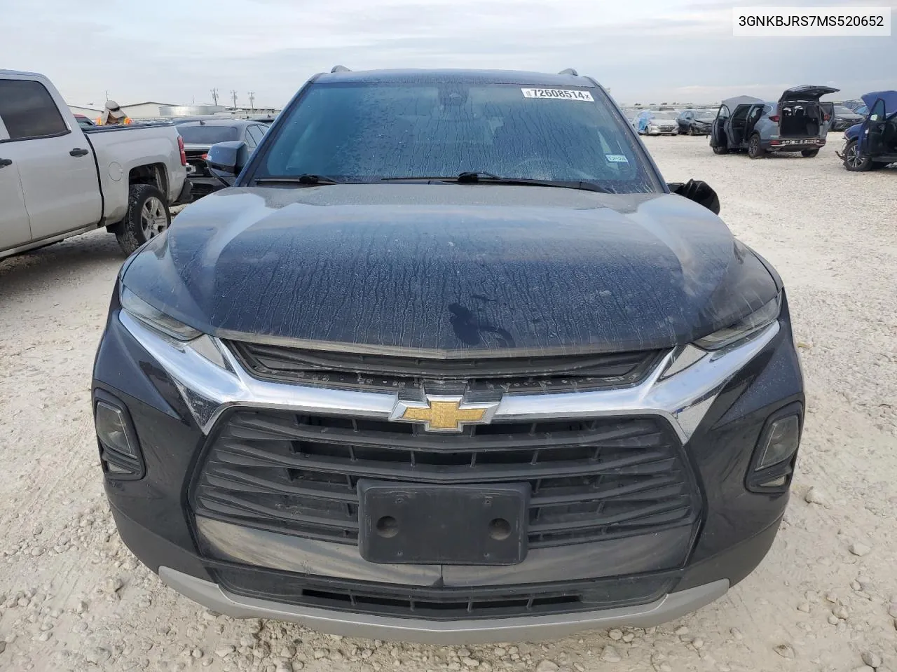 2021 Chevrolet Blazer 3Lt VIN: 3GNKBJRS7MS520652 Lot: 72608514