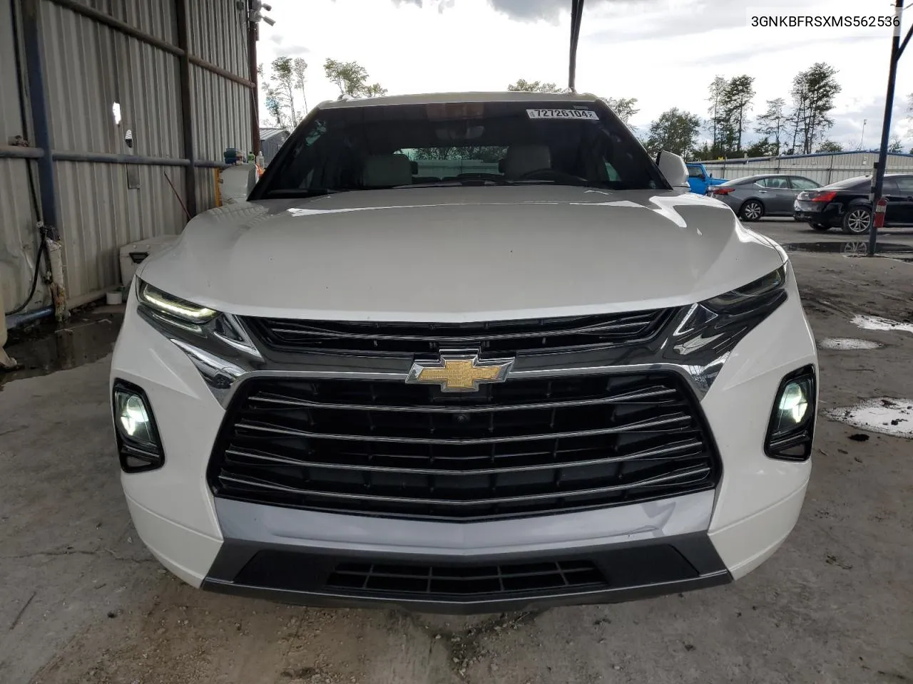 2021 Chevrolet Blazer Premier VIN: 3GNKBFRSXMS562536 Lot: 72726104