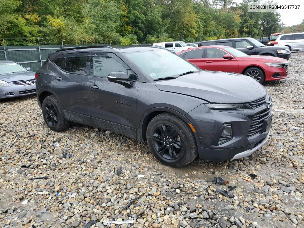 2021 Chevrolet Blazer 2Lt VIN: 3GNKBHRS8MS547707 Lot: 72890444