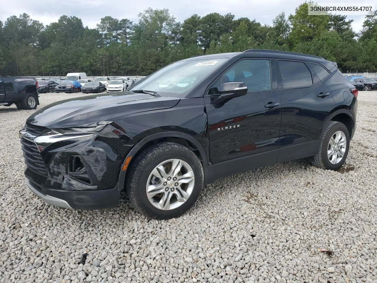 2021 Chevrolet Blazer 2Lt VIN: 3GNKBCR4XMS564707 Lot: 72956864