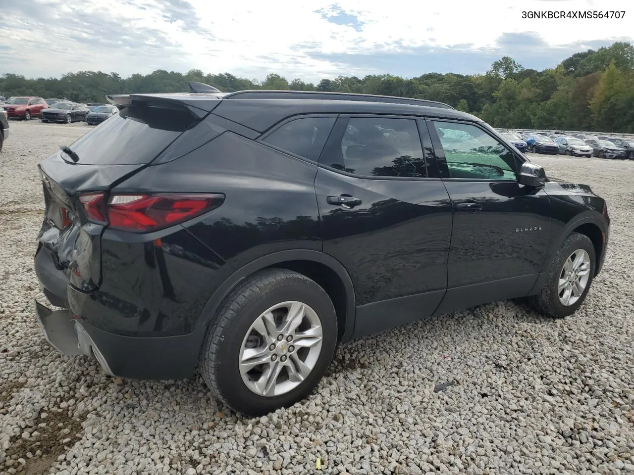 2021 Chevrolet Blazer 2Lt VIN: 3GNKBCR4XMS564707 Lot: 72956864