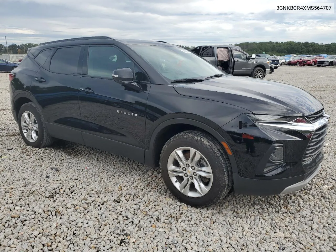 2021 Chevrolet Blazer 2Lt VIN: 3GNKBCR4XMS564707 Lot: 72956864