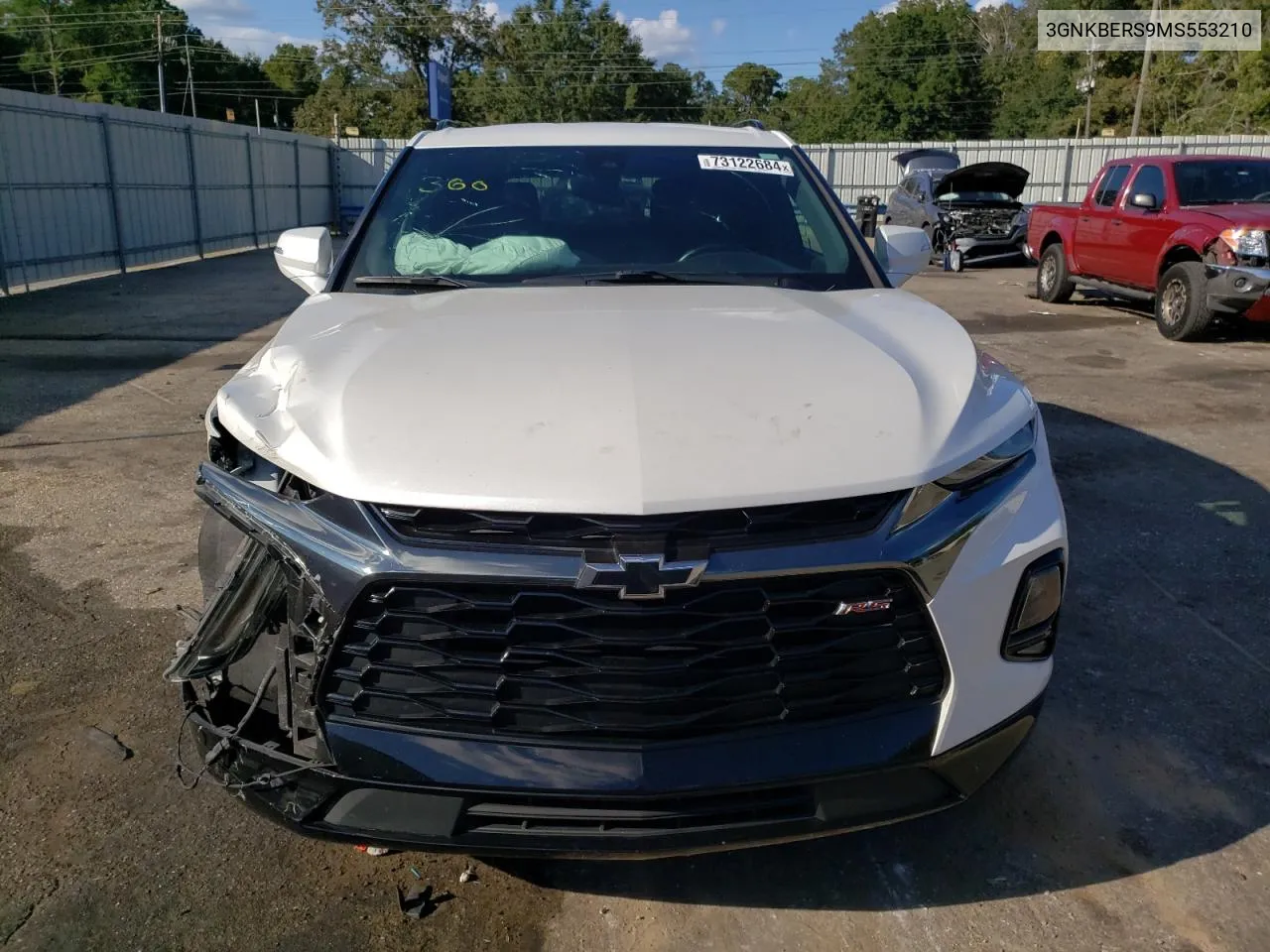 2021 Chevrolet Blazer Rs VIN: 3GNKBERS9MS553210 Lot: 73122684