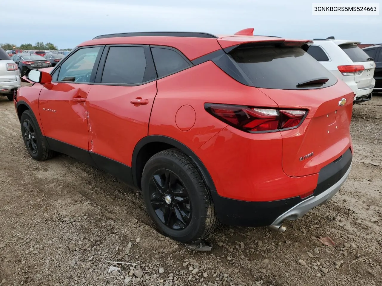 2021 Chevrolet Blazer 2Lt VIN: 3GNKBCRS5MS524663 Lot: 73145034