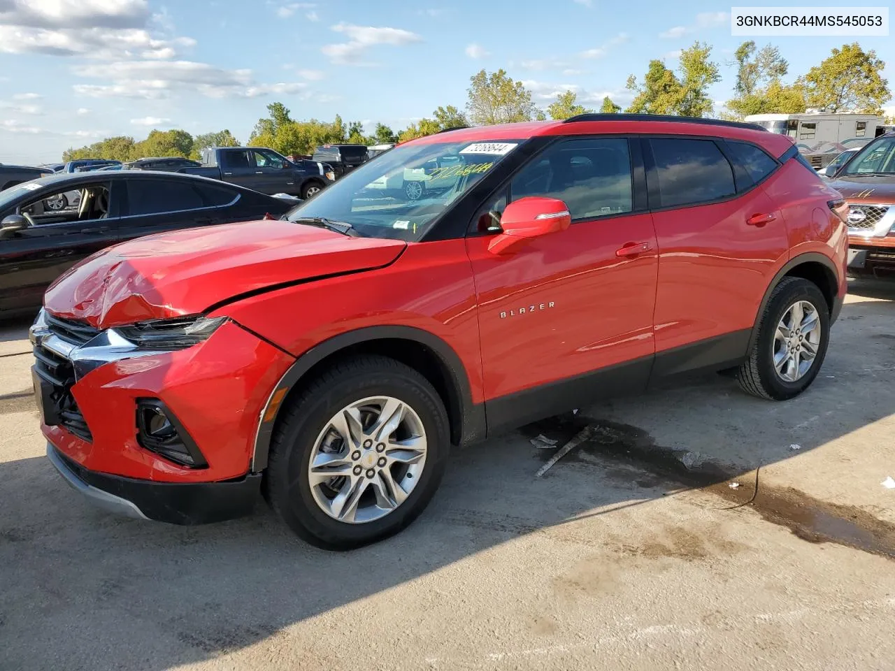 2021 Chevrolet Blazer 2Lt VIN: 3GNKBCR44MS545053 Lot: 73268644