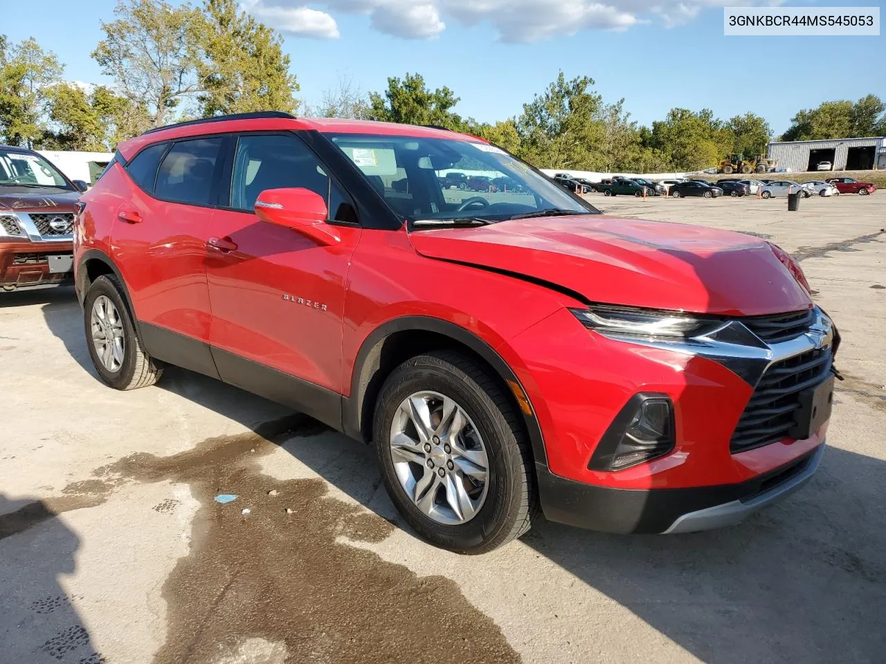 2021 Chevrolet Blazer 2Lt VIN: 3GNKBCR44MS545053 Lot: 73268644