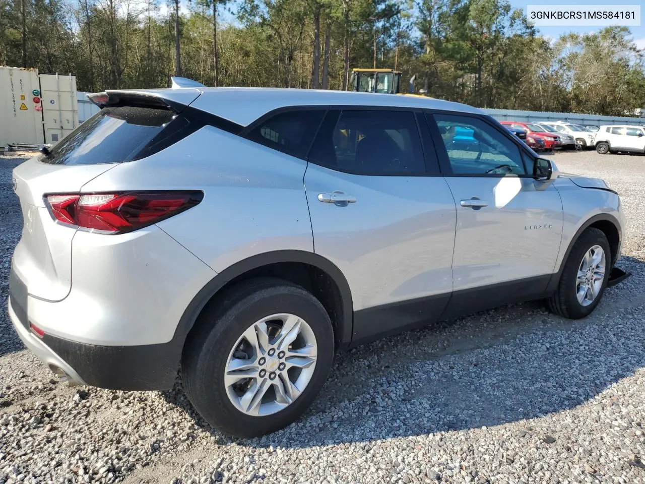 2021 Chevrolet Blazer 2Lt VIN: 3GNKBCRS1MS584181 Lot: 73658514