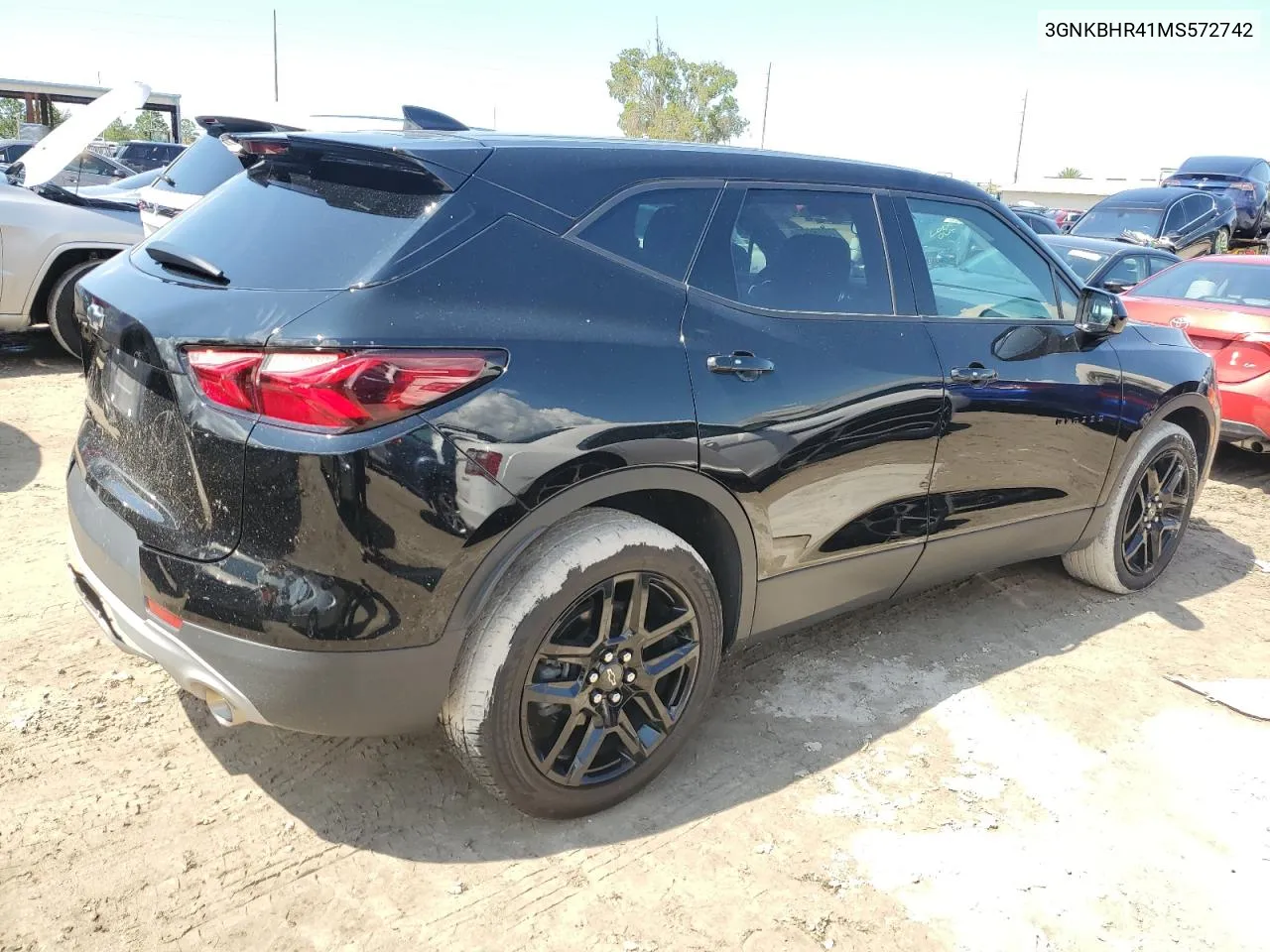 2021 Chevrolet Blazer 2Lt VIN: 3GNKBHR41MS572742 Lot: 73788924